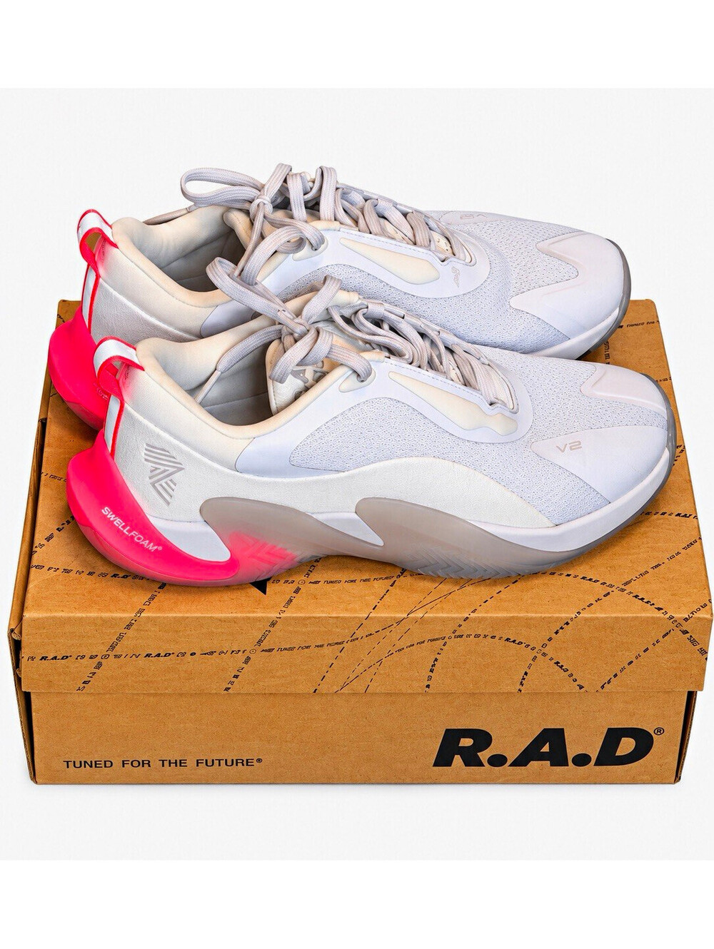 R.A.D ONE V2 Training Shoes M 6 W 7.5 Lilac Raindrops